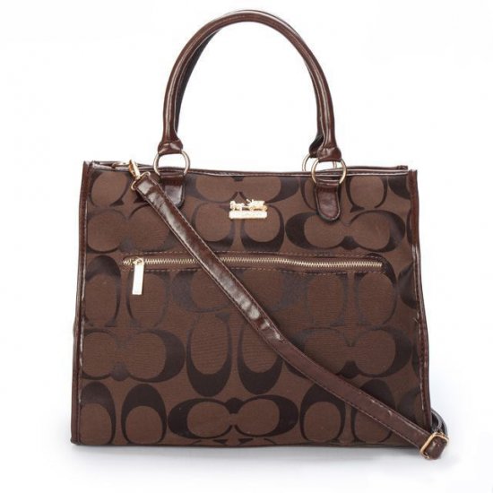 Coach In Signature Large Coffee Totes APF - Click Image to Close